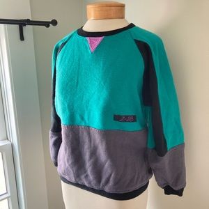 Vintage 90’s crew neck teal sweatshirt pullover